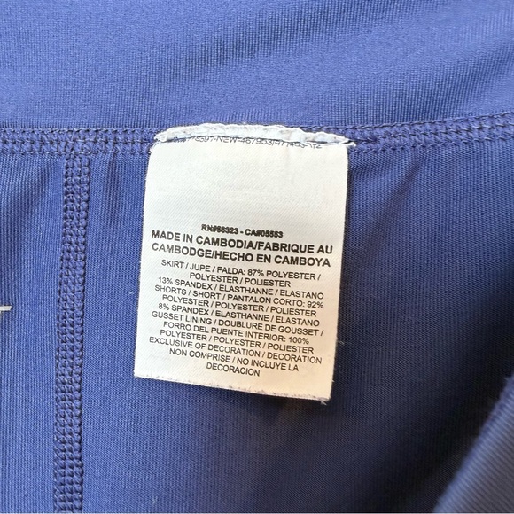 Nike Court Victory Dri-FIT Tennis Skort – Purple & Lime Green – Size Large - Picture 8 of 10